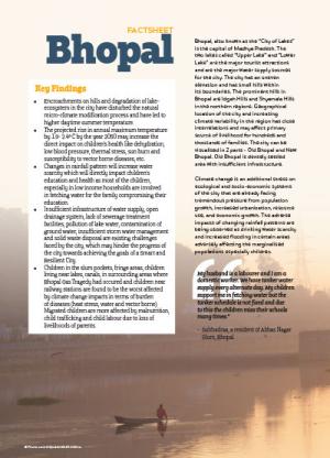 Factsheet – Bhopal